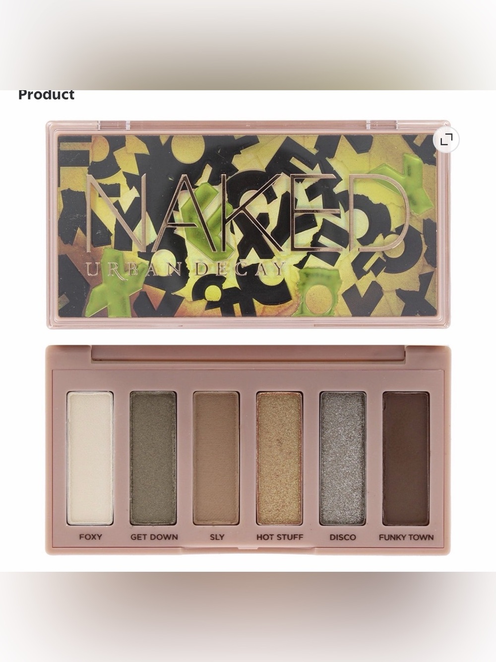 Urban Decay Naked Eyeshadow Palette - Greens, Browns & Golds